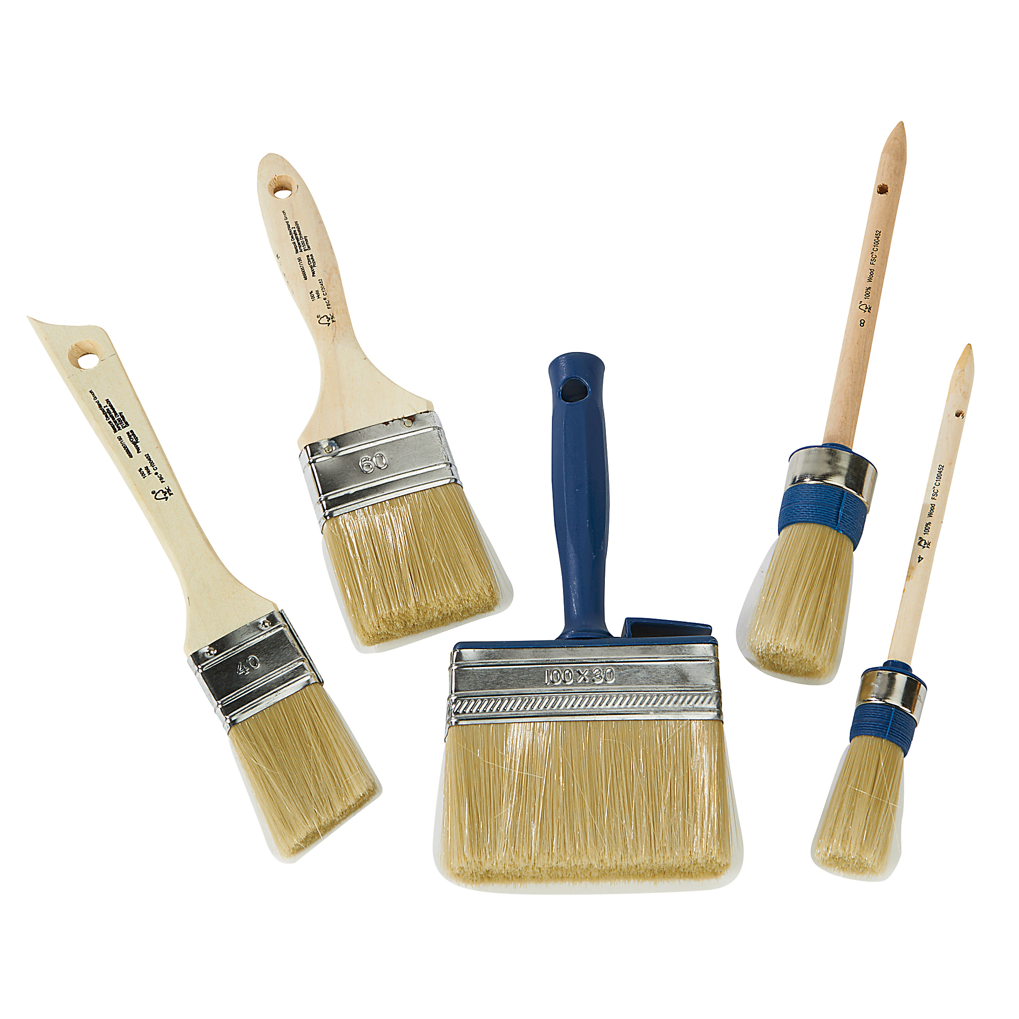 MBS, MBS 5pc Paint Lacquer Brush Set, 10849 Model# MB-10849